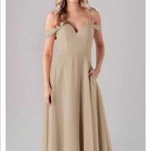 Kennedy blue “latte” samatha bridesmaid dress